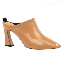 Custom shoe square toe women pumps thick high heels casual shoes